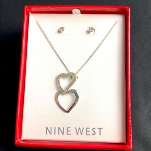 Nine West Earring and Necklace Set